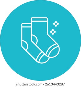 Socks vector icon. Can be used for printing, mobile and web applications.