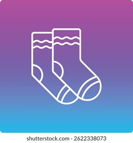 Socks vector icon. Can be used for printing, mobile and web applications.