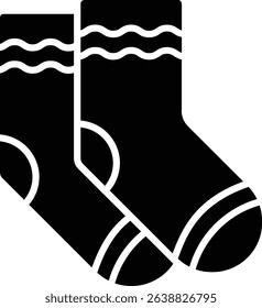 Socks vector icon. Can be used for printing, mobile and web applications.