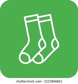 Socks Vector Icon Design Illustration