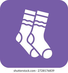 Socken, Vektorsymbol, Entwurfsgrafik