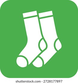 Socken, Vektorsymbol, Entwurfsgrafik