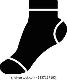 Socks Vector Icon Glyph Style