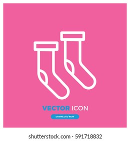 socks vector icon illustration