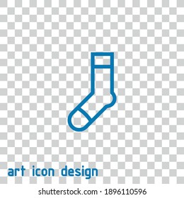 socks vector icon on an abstract background