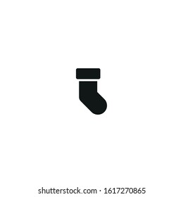 socks vector icon on white background