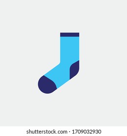 calcetines Icono vectorial desgaste caliente para el invierno y el calzado