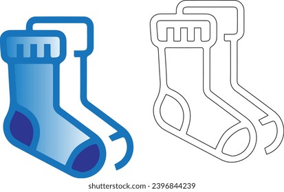 Socks vector icons. Simple icon .