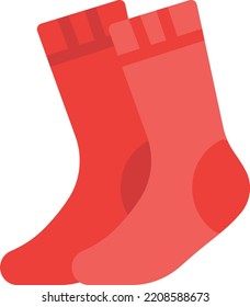 socks  Vector illustration on a transparent background. Premium quality symmbols. Line Color vector icons for concept and graphic design.