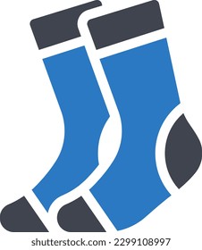 socks  Vector illustration on a transparent background. Premium quality symmbols. Glyphs vector icons for concept and graphic design.