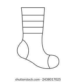Socks Vector Line Icon Design
