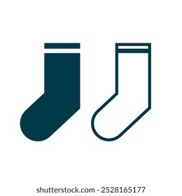 Socks vector ricon set illustration