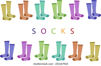 socks vector sock