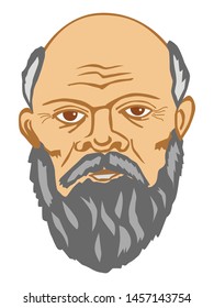 Socrates ancient Greek philosopher from Athens. Socrates said famous phrase Know thyself