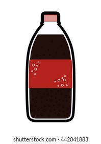 Soda beverage. Drink design. Vector graphic