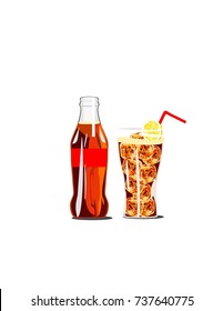 Soda in the bottle