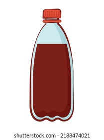 soda bottle design over white