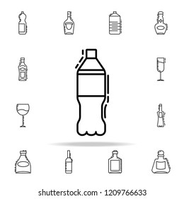 soda bottle dusk icon. Drinks & Beverages icons universal set for web and mobile