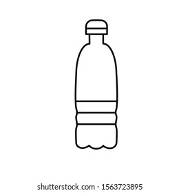 soda bottle dusk icon. Element of drinks and beverages icon for mobile concept and web apps. Thin line soda bottle icon can be used for web and mobile