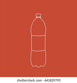 Soda bottle icon, vector illustration design. Drinks collection.