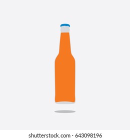 Soda Bottle Icon, Vector Illustration Design. Drinks Collection.