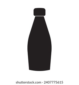 soda bottle icon vector template illustration logo design