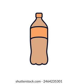 Soda Bottle Icon Vector Template Illustration Design