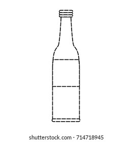 soda bottle with label icon image