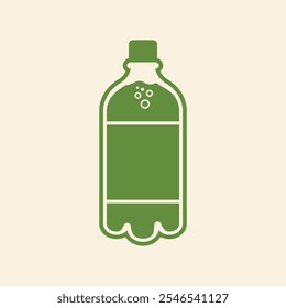 Soda Bottle trendy artwork cute abstract vector illustration colorful applied design.eps