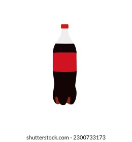 Ilustración del vector del vector de botella de soda