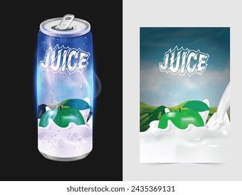 Soda Can Design and Label Design