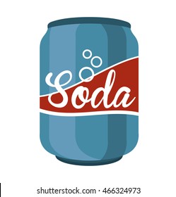 soda can drink icon vector illustration design
