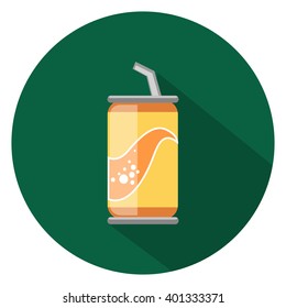 Soda Can Flat Icon