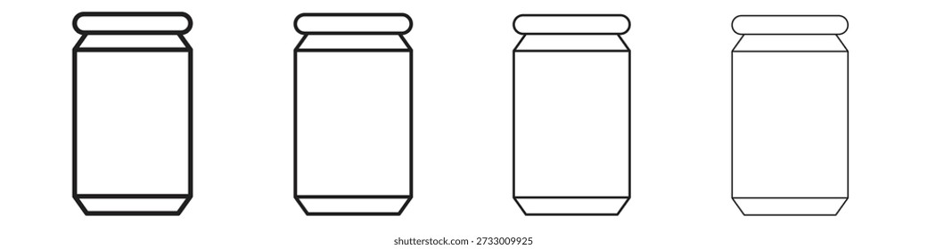 Soda kann Symbol Design-Vorlage für Web und mobile UI-Element