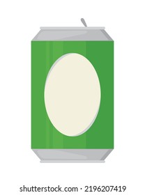 soda can icon flat isolated