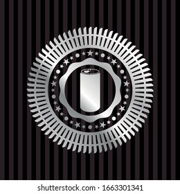 Soda kann Symbol in Silber-Emblem oder -Badesymbol sein