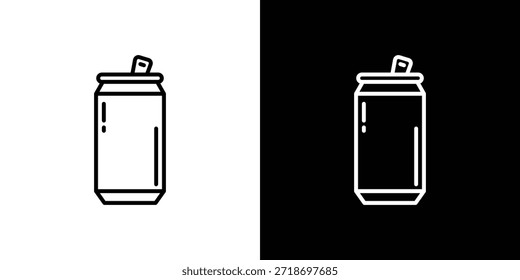 Soda can icon logo element. Vector illustration. EPS10