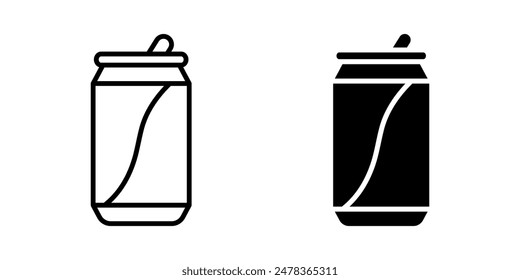 Soda Can icon. for mobile concept and web design. vector illustration