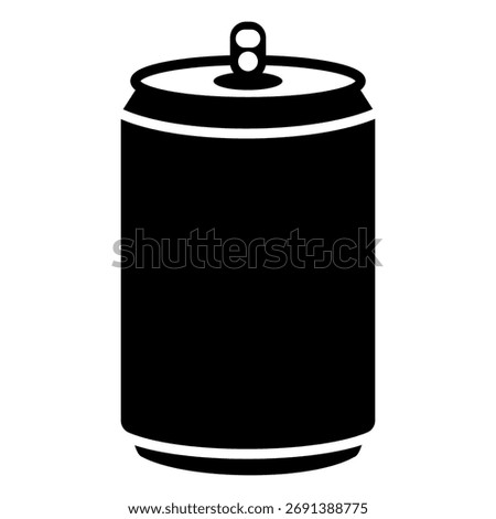 Soda Can Icon – Refreshing Drink Vector Illustration