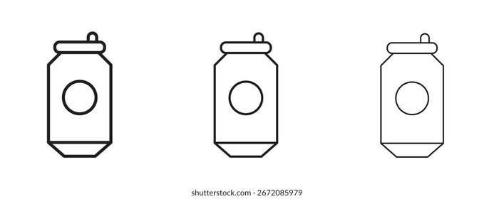 Soda can icon. Simple element illustration. Can be used for web and mobile.