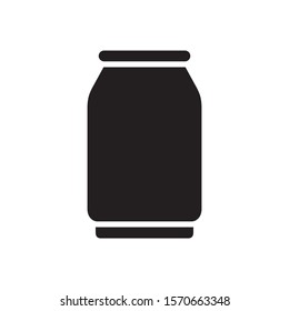 Soda can icon in trendy flat style design. Vector graphic illustration. Suitable for website design, logo, app, and ui. EPS 10.