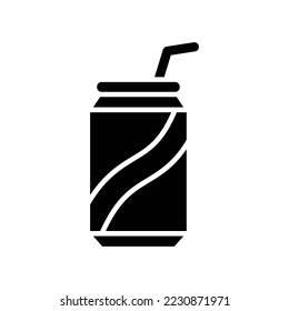 soda can icon vector design template in white background
