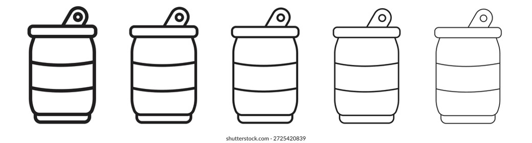 Soda can icon vector design element vector eps 10