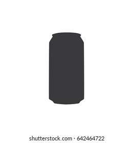 Soda kann Symbol, Vektorgrafik Design. Getränkekollektion.