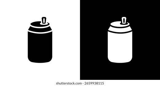Soda can icon Vector Logo Template for graphic and web design.