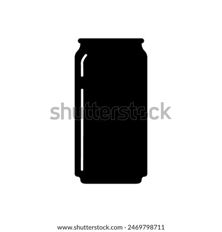 Soda can icon vector sign