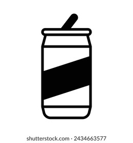 Soda Dose Icon Vektor. Bestandsimulation.