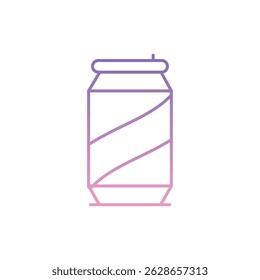 Soda Can Icon vector stock illustration
