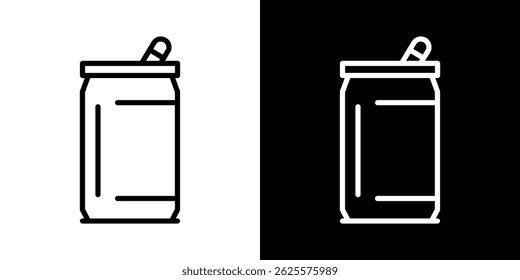 Soda can icon vector for web and mobile app. Symbol isolated.