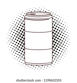 Soda can isolated